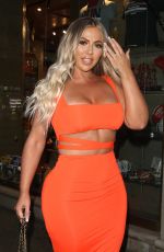 HOLLY HAGAN Night Out in London 08/07/2019