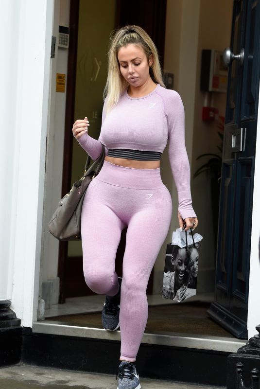 HOLLY HAGAN Out and About in Liverpool 08/28/2019