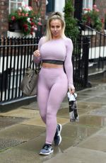 HOLLY HAGAN Out and About in Liverpool 08/28/2019