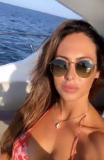 HOPE BEEL in Bikini at a Boat  - Instagram Photos and Video 08/06/2019