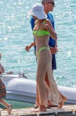 IRINA SHAYK in Bikini on Vacation in Ibiza 08/07/2019