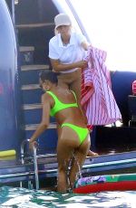 IRINA SHAYK in Bikini on Vacation in Ibiza 08/07/2019