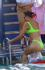 IRINA SHAYK in Bikini on Vacation in Ibiza 08/07/2019