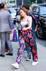 IRIS APATOW Arrives at Late Show Starring Stephen Colbert in New York 07/29/2019