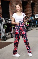 IRIS APATOW Arrives at Late Show Starring Stephen Colbert in New York 07/29/2019