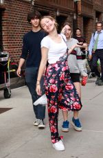 IRIS APATOW Arrives at Late Show Starring Stephen Colbert in New York 07/29/2019