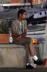IRIS LAW and Jyrrel Roberts Night Out in Portofino 08/12/2019