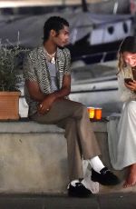 IRIS LAW and Jyrrel Roberts Night Out in Portofino 08/12/2019