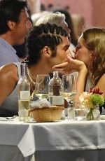IRIS LAW and Jyrrel Roberts Out for Dinner in Portofino 08/13/2019