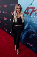 JASMINE DUSTIN at 47 Meters Down: Uncaged Premiere in Los Angeles 08/13/2019