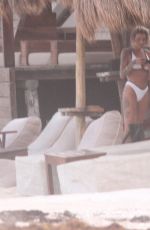 JAYDENICOLE and TINA LOUISE in Bikinis on the Beach in Tulum 06/18/2019