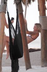 JAYDENICOLE and TINA LOUISE in Bikinis on the Beach in Tulum 06/18/2019