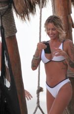 JAYDENICOLE and TINA LOUISE in Bikinis on the Beach in Tulum 06/18/2019