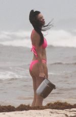 JAYDENICOLE and TINA LOUISE in Bikinis on the Beach in Tulum 06/18/2019