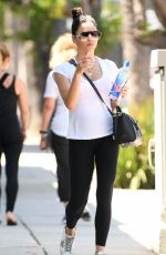 JENNA DEWAN Leaves Pilates Class in Studio City 08/24/2019