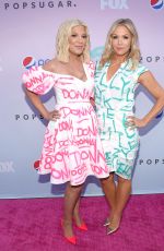 JENNIE GARTH and TORI SPELLING at Beverly Hills 90210 Peach Pit Pop-up in Los Angeles 08/03/2019