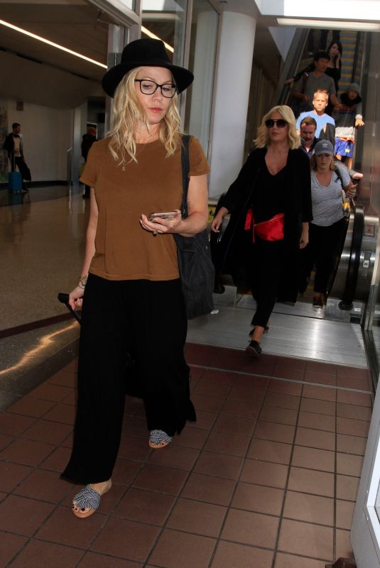JENNIE GARTH at Los Angeles International Airport 08/07/2019