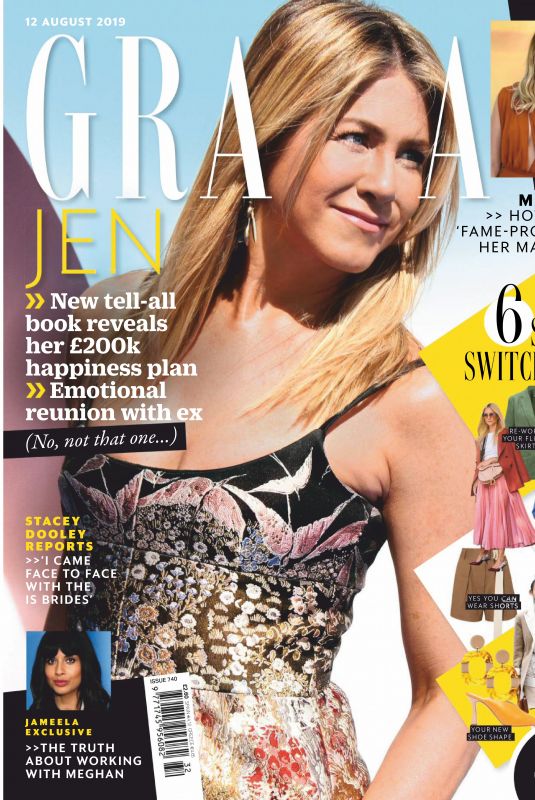 JENNIFER ANISTON in Grazia Magazine, UK August 2019