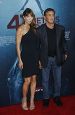 JENNIFER FLANVIN and Sylvester Stallone at 47 Meters Down: Uncaged Premiere in Los Angeles 08/13/2019