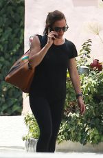 JENNIFER GARNER Leaves Body by Simone Gym in West Hollywood 08/22/2019