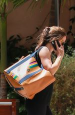 JENNIFER GARNER Leaves Body by Simone Gym in West Hollywood 08/22/2019