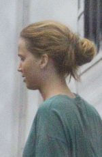 JENNIFER LAWRENCE Leaves Her Trailer on the Set in New Orleans 08/15/2019