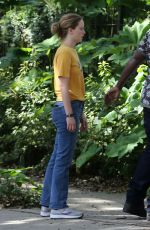 JENNIFER LAWRENCE on the Set of Untitled Soldier Project in New Orleans 07/31/2019