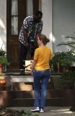 JENNIFER LAWRENCE on the Set of Untitled Soldier Project in New Orleans 07/31/2019