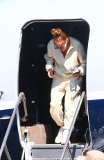 JENNIFER LOPEZ and Alex Rodriguez Arrives at a Private Jet in Los Angeles 08/23/2019