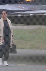 JENNIFER LOPEZ and Alex Rodriguez Arriving in New York on a Private Jet 08/14/2019