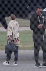 JENNIFER LOPEZ and Alex Rodriguez Arriving in New York on a Private Jet 08/14/2019