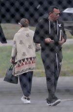 JENNIFER LOPEZ and Alex Rodriguez Arriving in New York on a Private Jet 08/14/2019