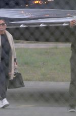 JENNIFER LOPEZ and Alex Rodriguez Arriving in New York on a Private Jet 08/14/2019