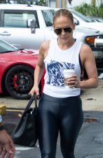 JENNIFER LOPEZ at Somi Fitness in Miami 08/22/2019