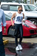 JENNIFER LOPEZ at Somi Fitness in Miami 08/22/2019