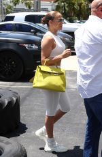 JENNIFER LOPEZ Heading to a Gym in Miami 08/28/2019