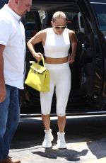 JENNIFER LOPEZ Heading to a Gym in Miami 08/28/2019