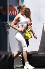 JENNIFER LOPEZ Heading to a Gym in Miami 08/28/2019