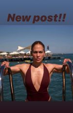 JENNIFER LOPEZ in Bikini and Swimsuit - Instagram Photos, August 2019