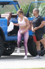 JENNIFER LOPEZ in Tights Out in New York 08/14/2019