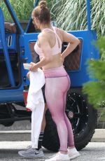JENNIFER LOPEZ in Tights Out in New York 08/14/2019