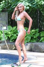 JENNY MCCARTHY in Bikini at a Pool in Los Angeles 08/14/2019
