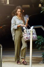 JESSICA ALBA Arrives at Her Office in Los Angeles 08/26/2019