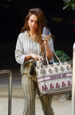 JESSICA ALBA Arrives at Her Office in Los Angeles 08/26/2019