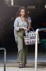 JESSICA ALBA Arrives at Her Office in Los Angeles 08/26/2019