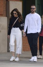 JESSICA BIEL and Justin Timberlake at Yves Restaurant in New York 08/24/2019