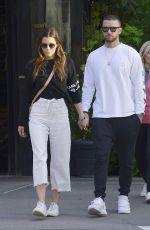 JESSICA BIEL and Justin Timberlake at Yves Restaurant in New York 08/24/2019