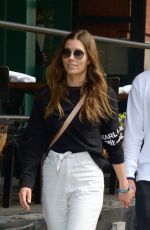 JESSICA BIEL and Justin Timberlake at Yves Restaurant in New York 08/24/2019