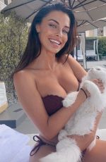 JESSICA LOWNDES in Bikini with a Cat - Instagram Photos 08/04/2019