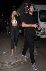 JOSIE CANSECO and Brody Jenner Night Out in Los Angeles 08/16/2019